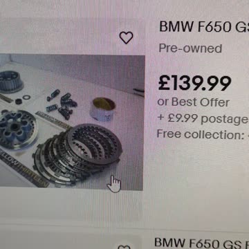 BMW F650 GS parts for sale on yellow 13 Motorcycle Breaker's