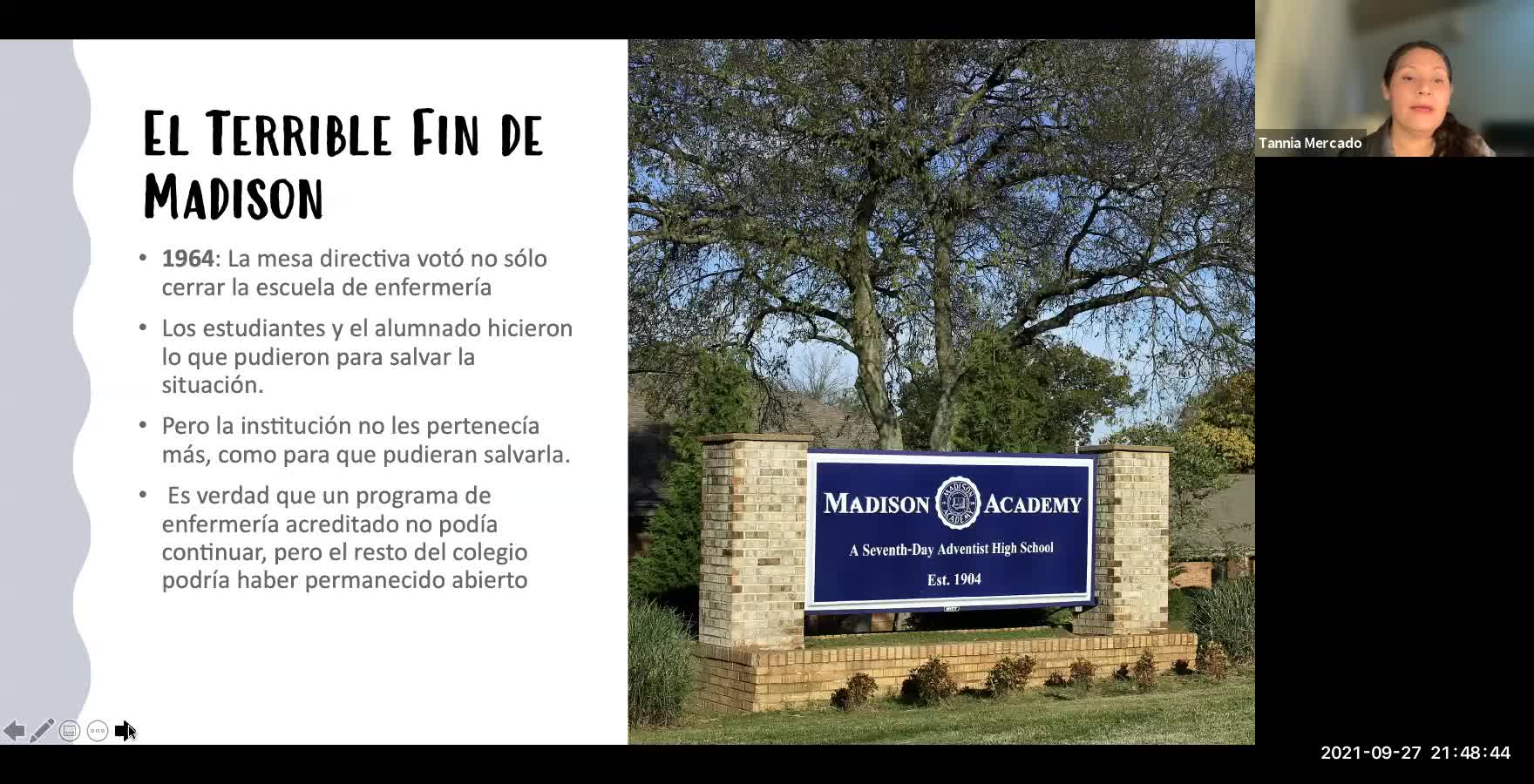Historia de la Escuela Madisón Cap. 6