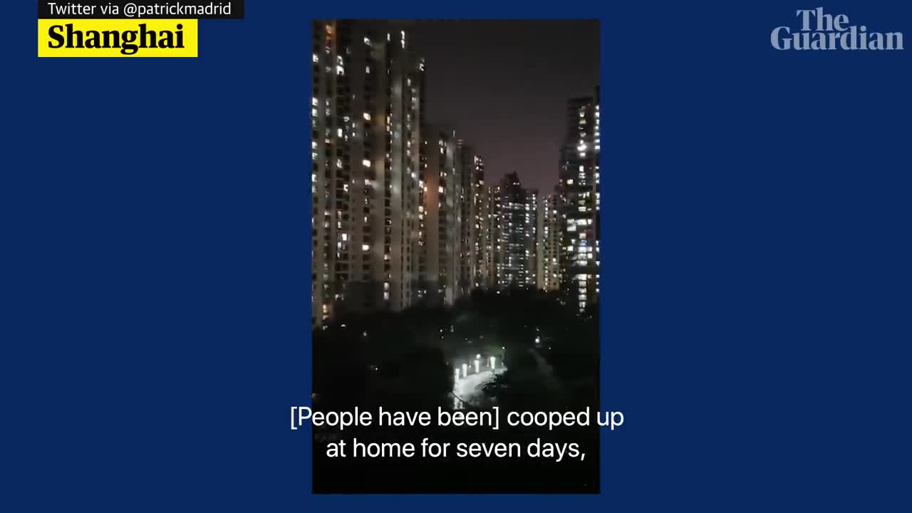 Residents in locked down Shanghai scream from their balconies- 'This cannot last'