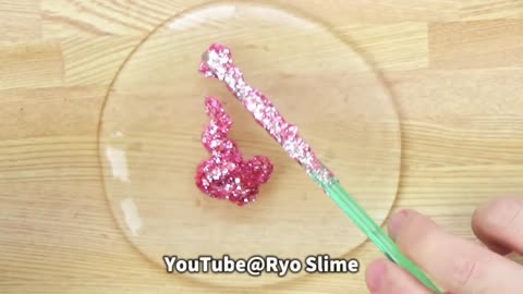 Satisfying Slime coloring with makeup💄💄💄💄💄