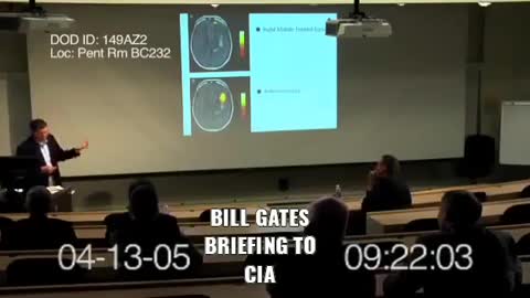 Bill Gates briefing the CIA about the coronavirus