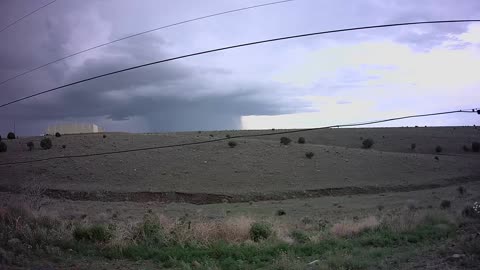 Hot August Afternoon Monsoon in Southern New Mexico.