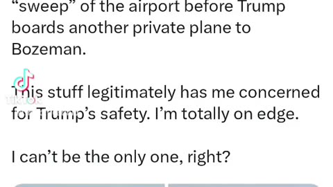 Trumps Plane Has Mechanical Issues