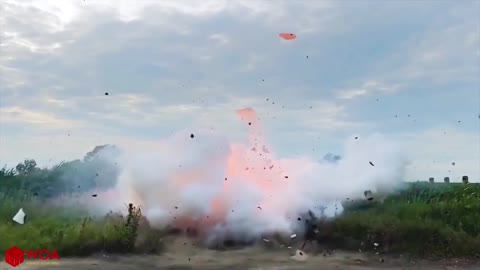 This is a very crazy experiment, detonating a bomb