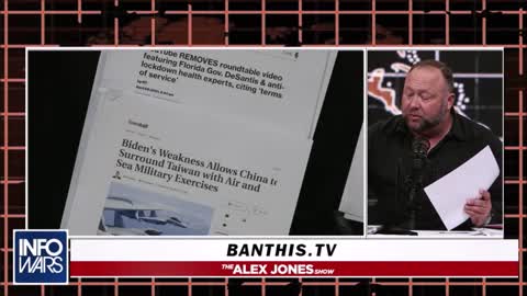 BREAKING : Alex Jones - China Announces ACT OF WAR ON Taiwan