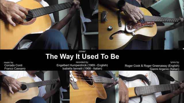 Guitar Learning Journey: Engelbert Humperdinck's "The Way It Used To Be" instrumental cover