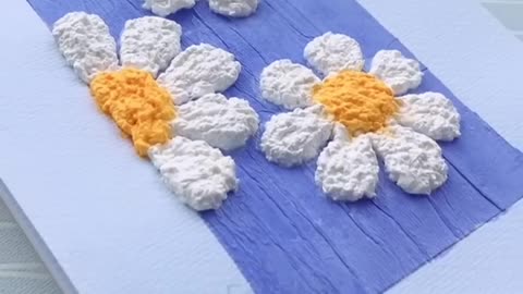 Painting with tissue paper #art #painting #shorts (1)