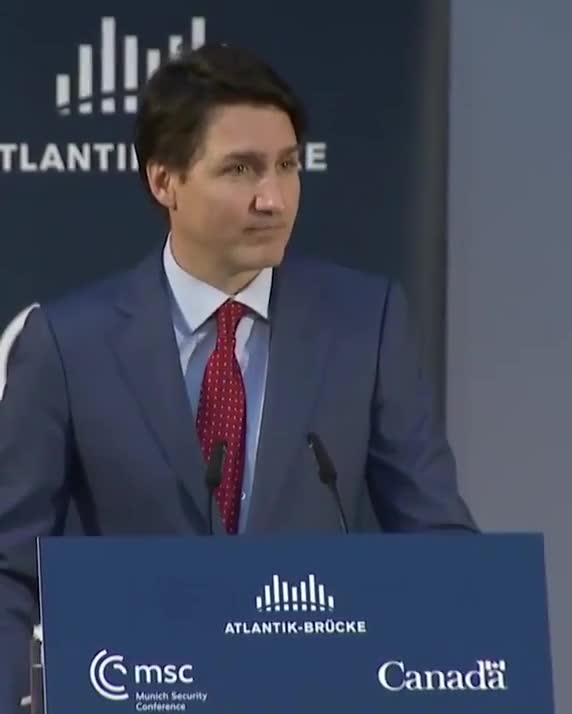 IRONY ALERT: Authoritarian Trudeau says: "At its best, democracy is always stronger than authoritarianism."