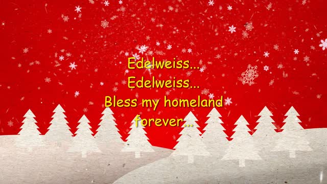 Edelweiss 雪绒花 (Sound of Music)