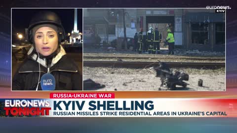 Russian missiles strike residential area in Ukrainian capital Kyiv