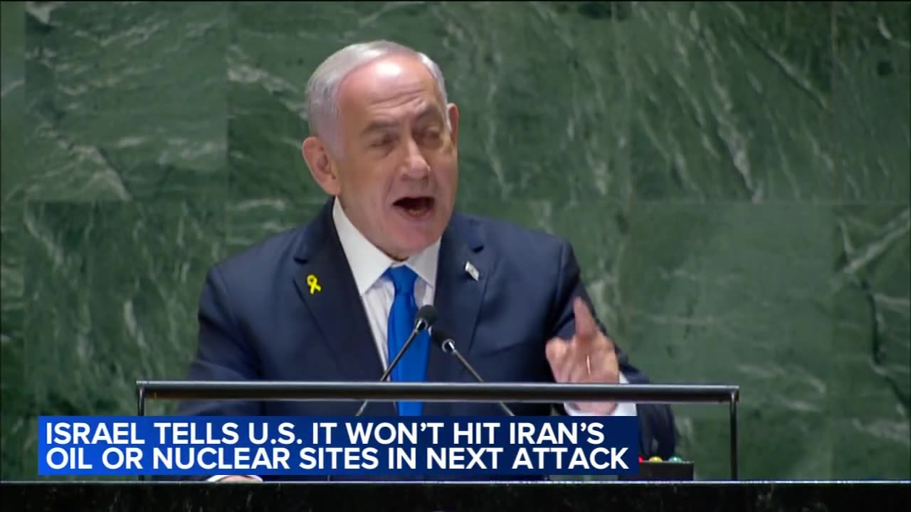Israel tells US it won't hit oil or nuclear sites in next attack