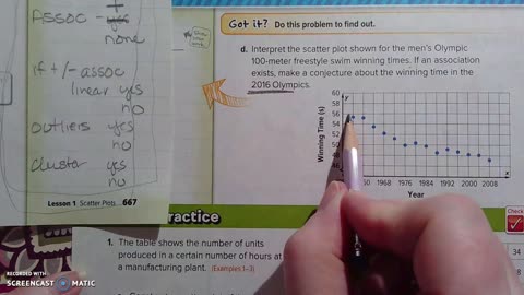 Gr 8 - Ch 9 - Lesson 1 - Scatter Plots