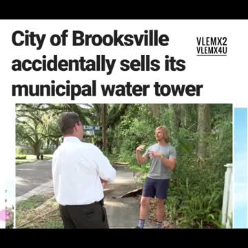 City of Brooksville accidentally sells its water tower