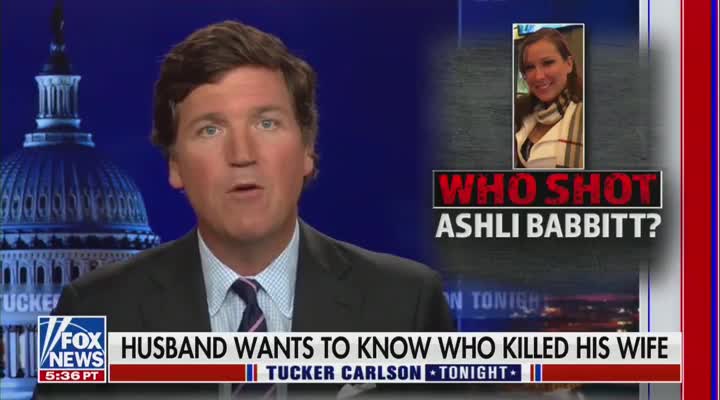 Ashli Babbit's Husband Speaks Out On Tucker Carlson Tonight