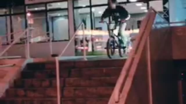 Bicycle Rail Grind Fail