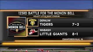 November 12, 2016 - Open to the National Telecast of the 123rd Monon Bell Classic (HD)