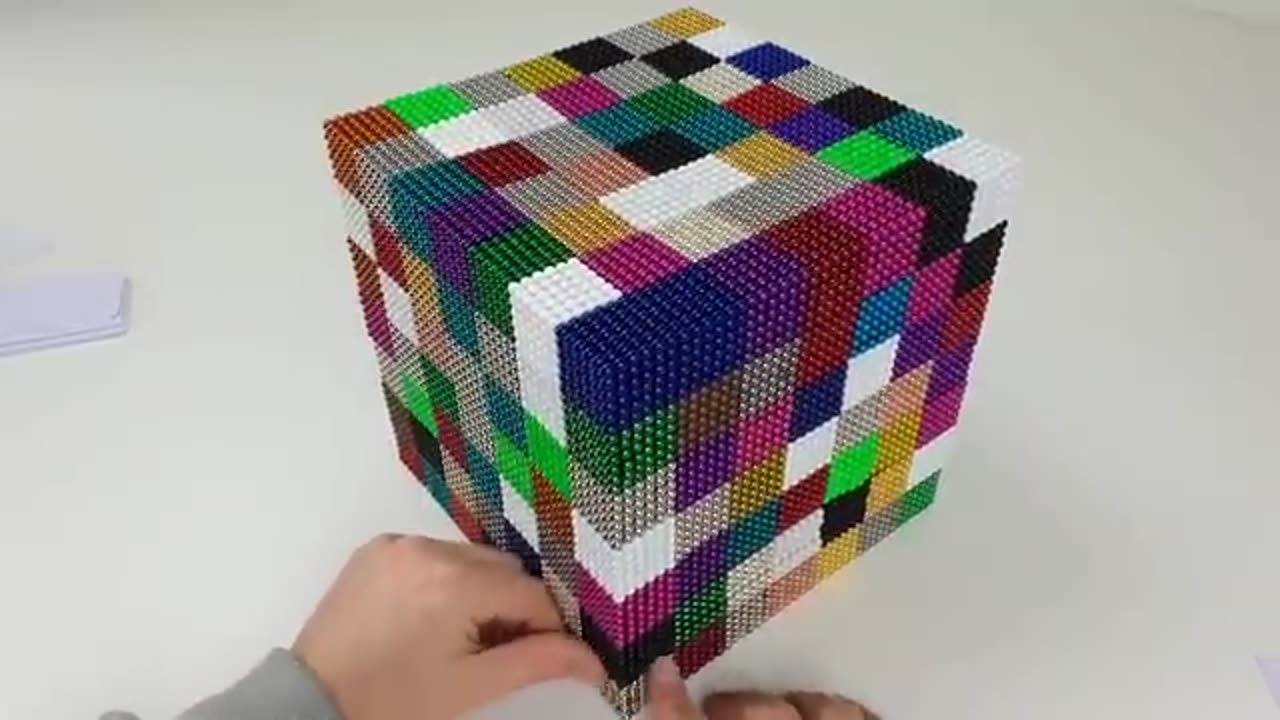 Playing with 50000 Magnetic Balls, Insane CUBE | Magnetic Games