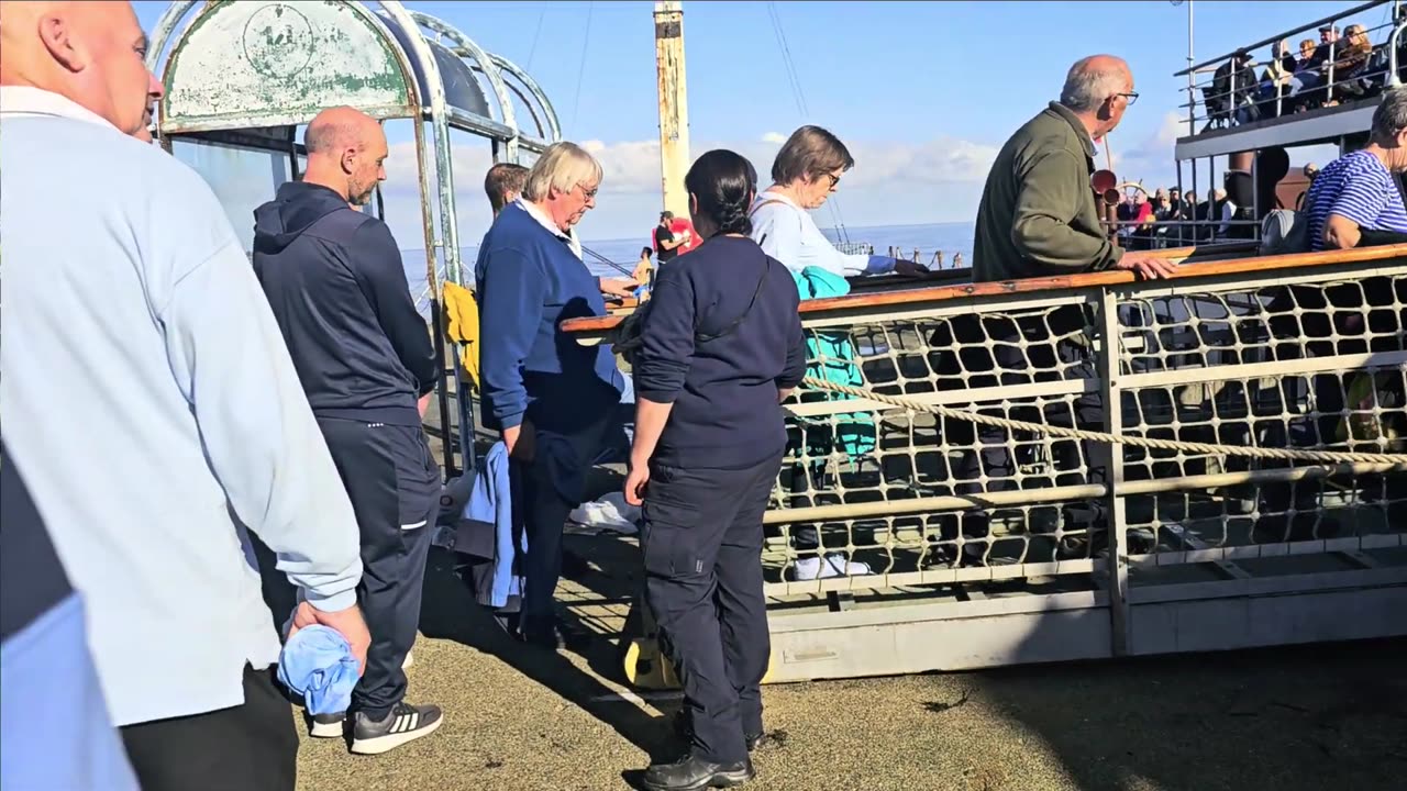 On The Waverley Boat going from Clacton on Sea Essex Pier to the river black water 04/10/2024 part 1