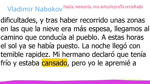 Vladimir Nabokov - Habla, memoria, una autobiografía revisitada 1/3