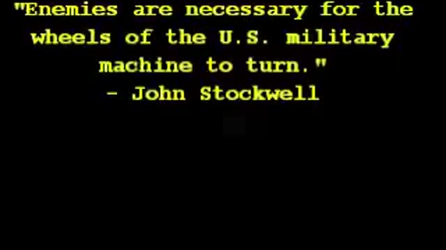 John Stockwell - CIA's War on Humans