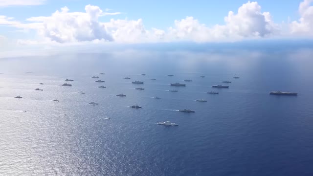 RIMPAC 2022 Fleet Sails in Formation, Part 1