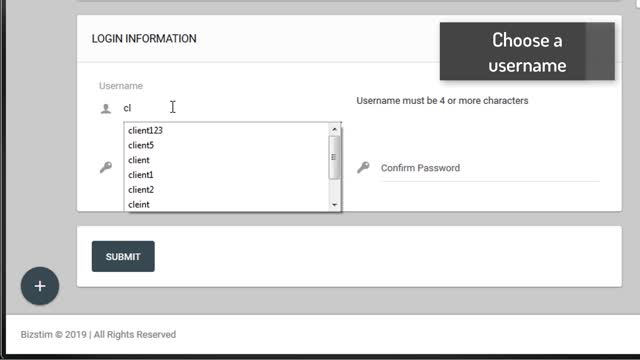 Set/Unset A Client's Login Information