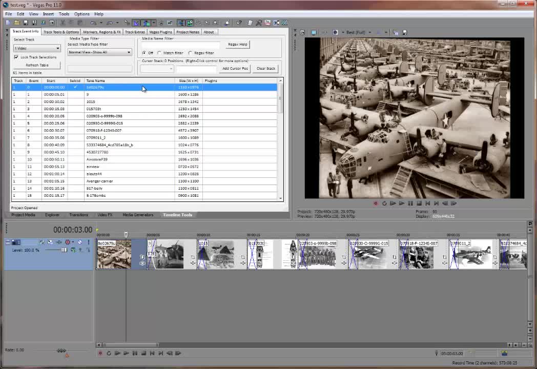 Part #1 - Introduction to Timeline Tools for Sony Vegas Pro