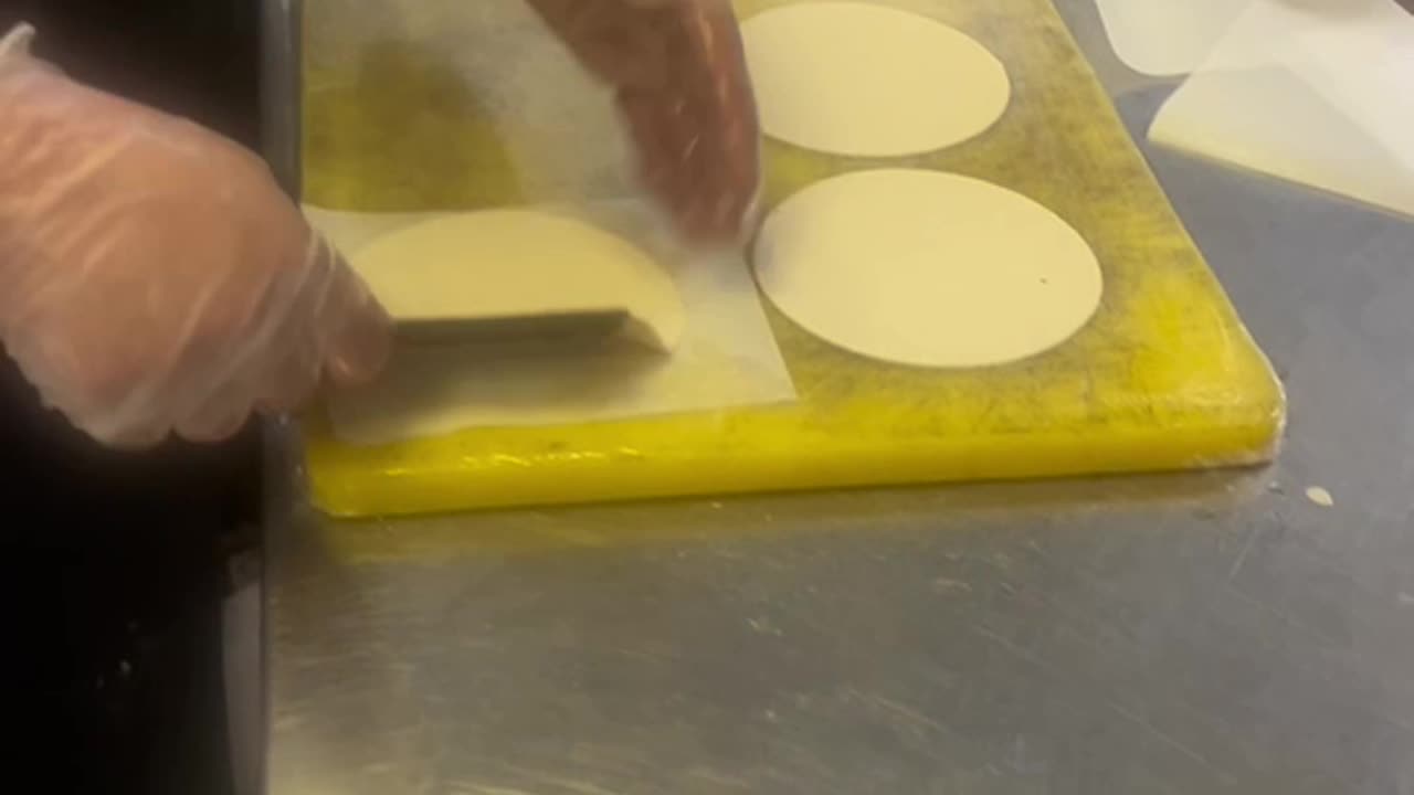 Making taco bread