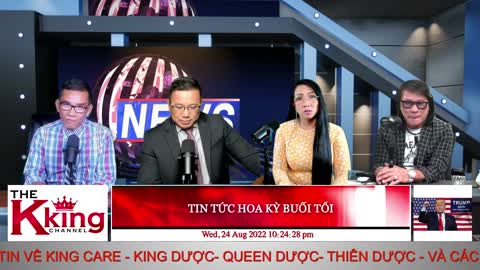 TIN TỨC HOA KỲ BUỔI TỐI - 08/24/2022 - The KING Channel