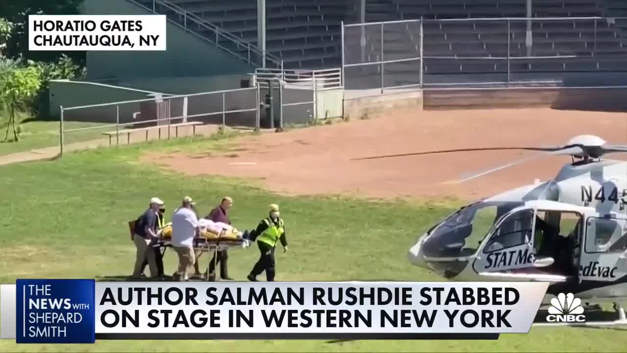 Author Salman Rushdie stabbed on stage in Western New York