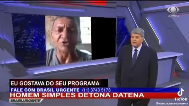 Cidadão de Bem esculachando Datena