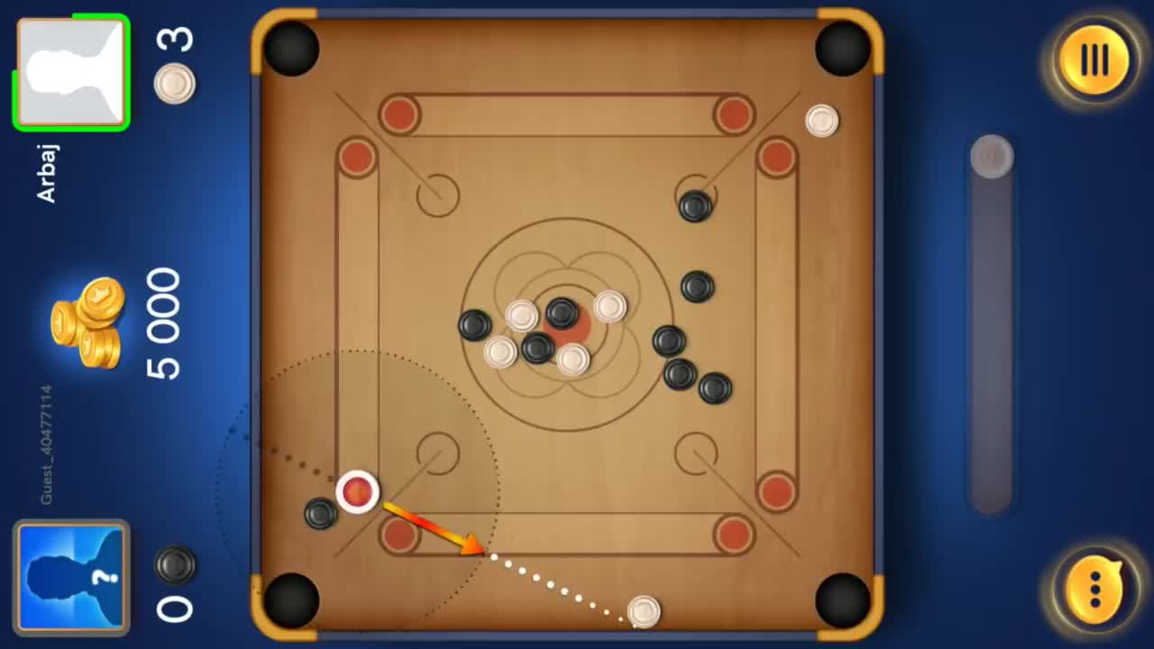 Online Carrom board game