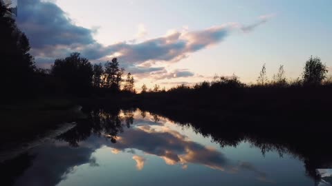 A clear lake