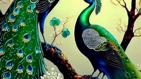 hearttouching video beautifulpeacock