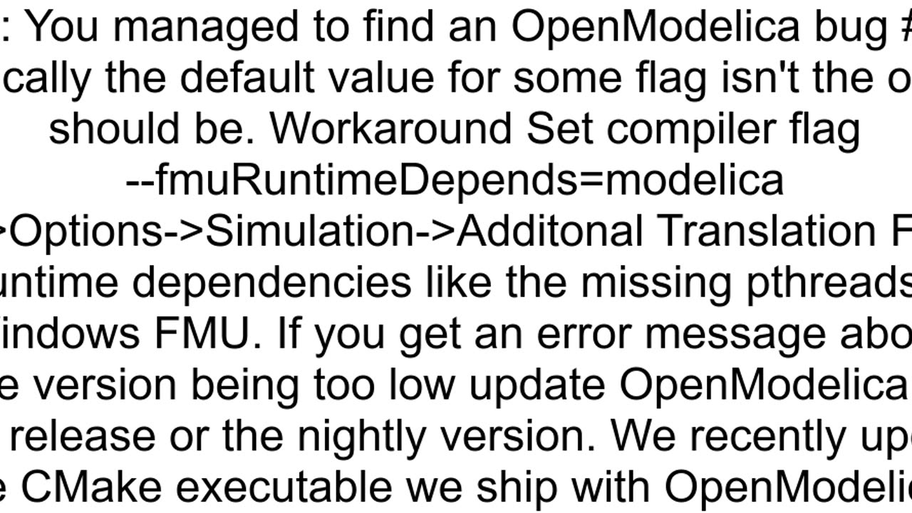 FMU export from OpenModelica to Python FMPy
