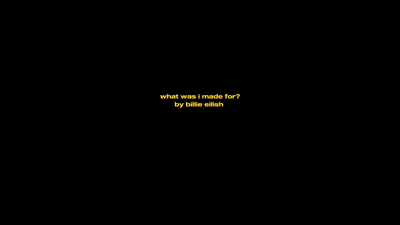 What Was I Made For? By Billie Eilish Cover