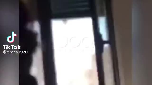 Misil cae en edificios Palestina.