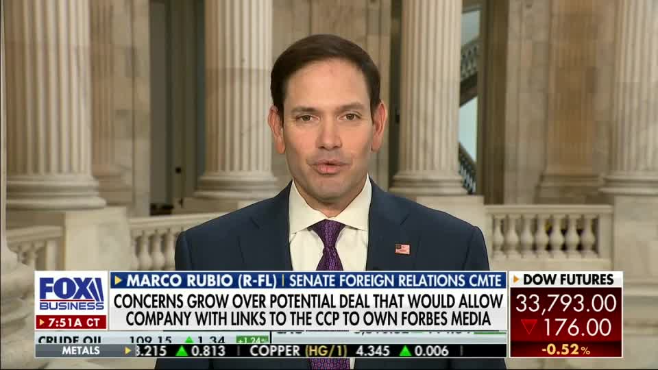 Senator Rubio: A Japanese Company Stood Up To China