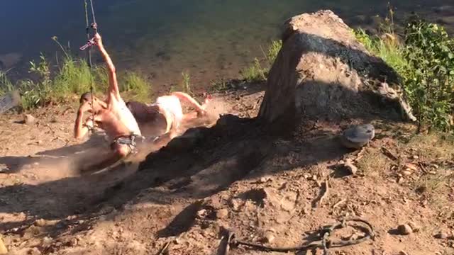 Unsuccessful Time with Rope Swing