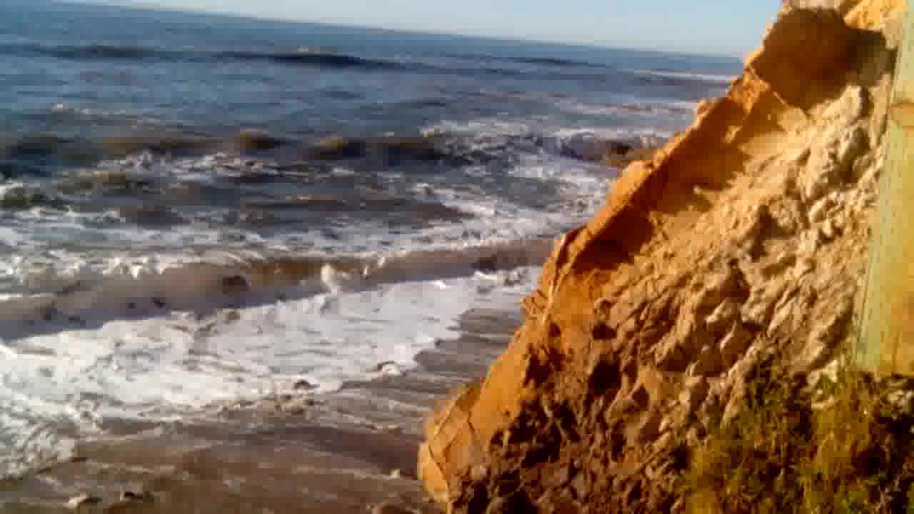 Oh, OH! Trapped in a HIGH TIDE By Ocean Rocks