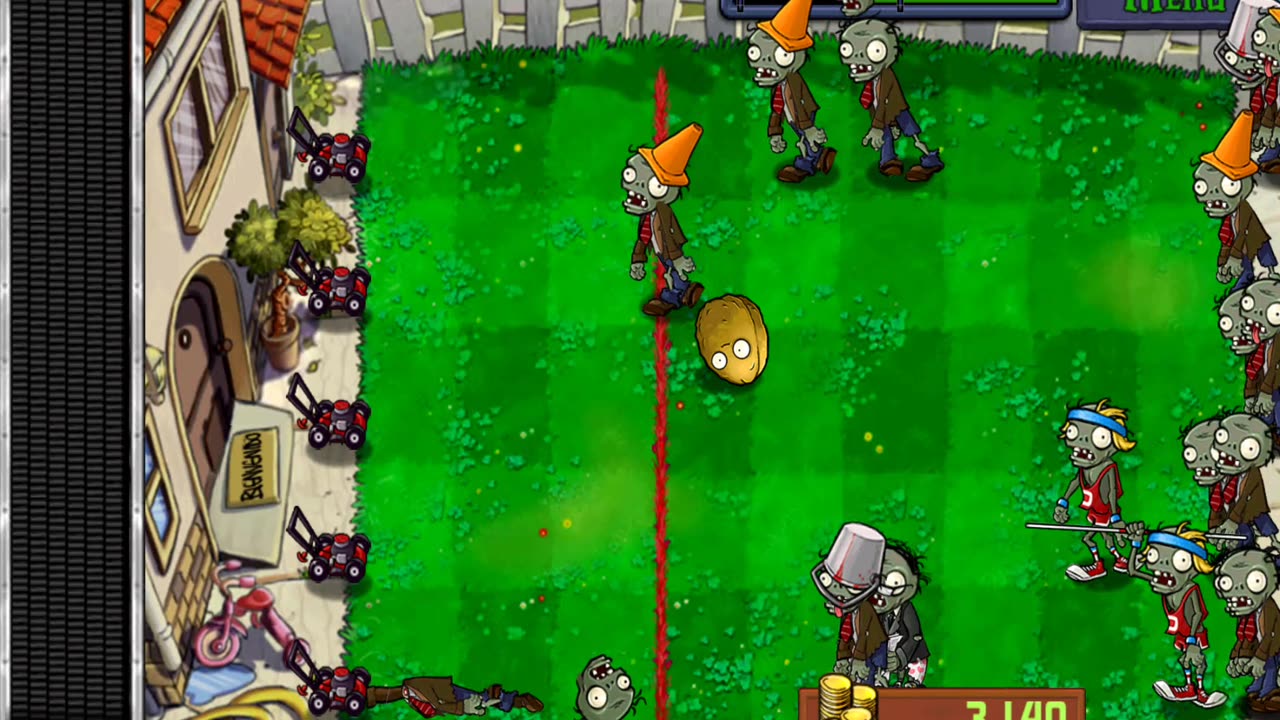 Plants vs Zombies nivel aparte. Parte 1