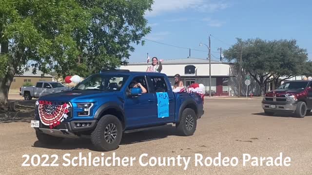 2022 Schleicher County Rodeo Parade