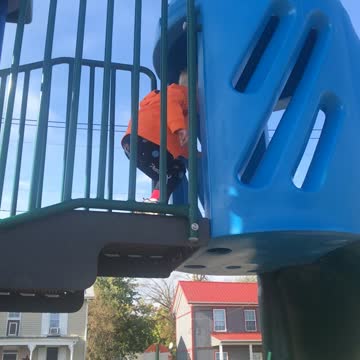 Playing on a sunny day