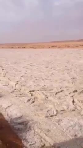 Amazing river of pebbles