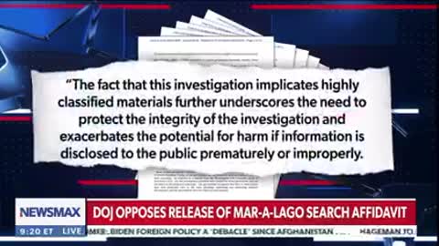 DOJ Refuses To Release MAR-A-LAGO Search Affidavit