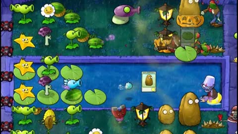 Plants vs zombies Minijuegos 04 Semillas Caidas