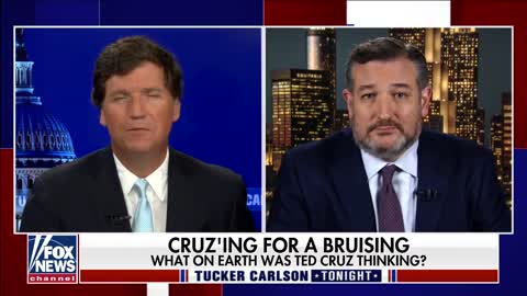 Tucker has Ted Cruz on his show on Thu, Jan 6, 2022