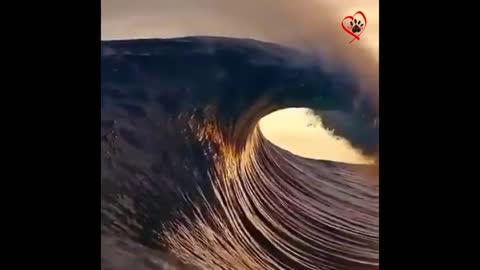 Waves touching clouds