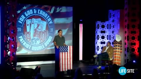 Jim Caviezel Gives powerful speech