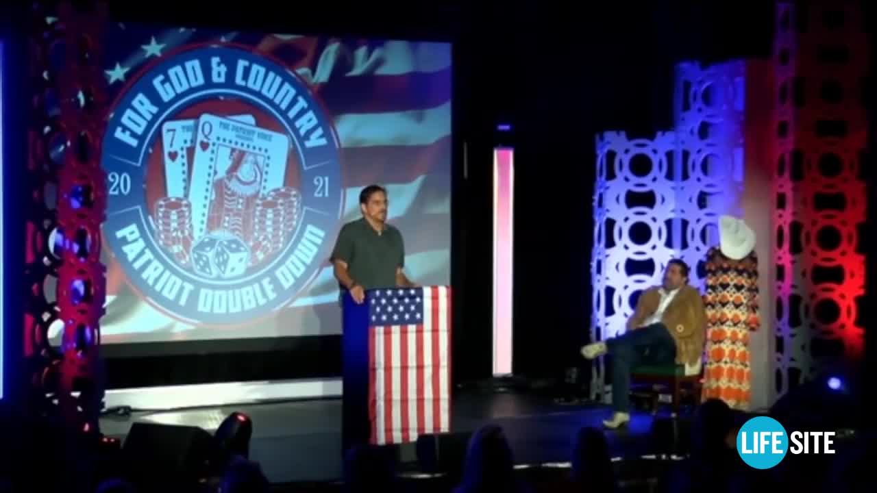 Jim Caviezel Gives powerful speech